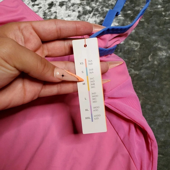 Colsie Pink Mesh Bodysuit - Picture 4 of 6